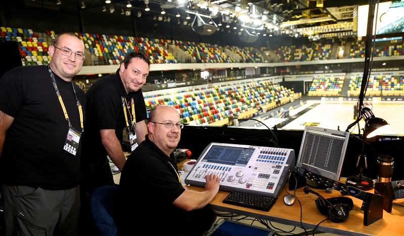 Avolites Tiger Touch II controls play lighting at Invictus Games